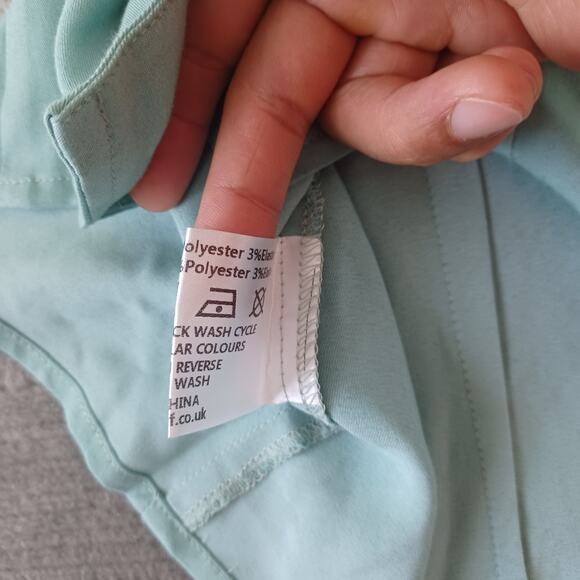 Collectif Western Shirt Womens M Embroidered Pearl Snap Retro Yoke Turquoise - Picture 10 of 11